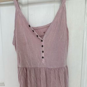 AE spaghetti string ruffle tank top